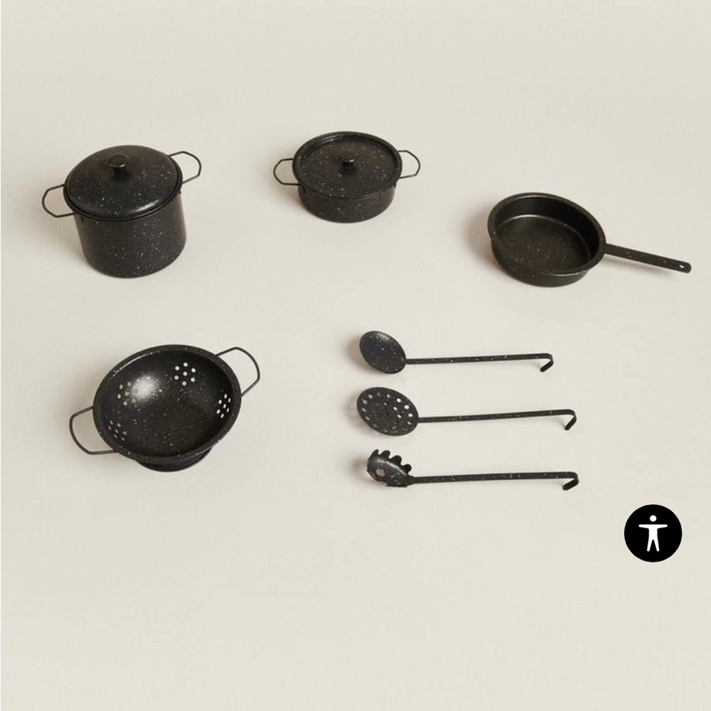 DISO ZARA HOME PLAY POTS & PANS SET